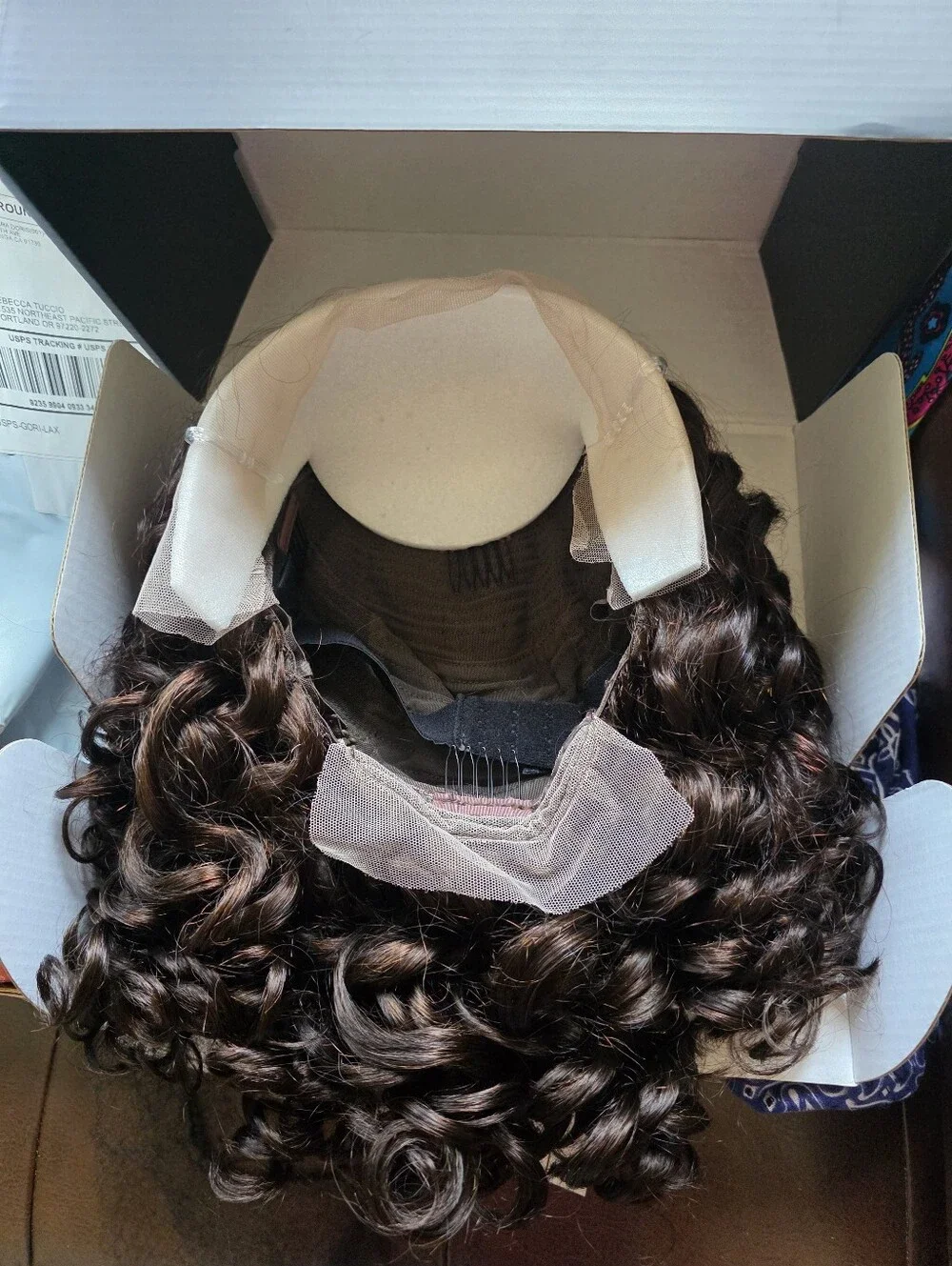 Natural Deep Brown Curly Women’s Hairpiece- 100% Human Hair - idefinewig
